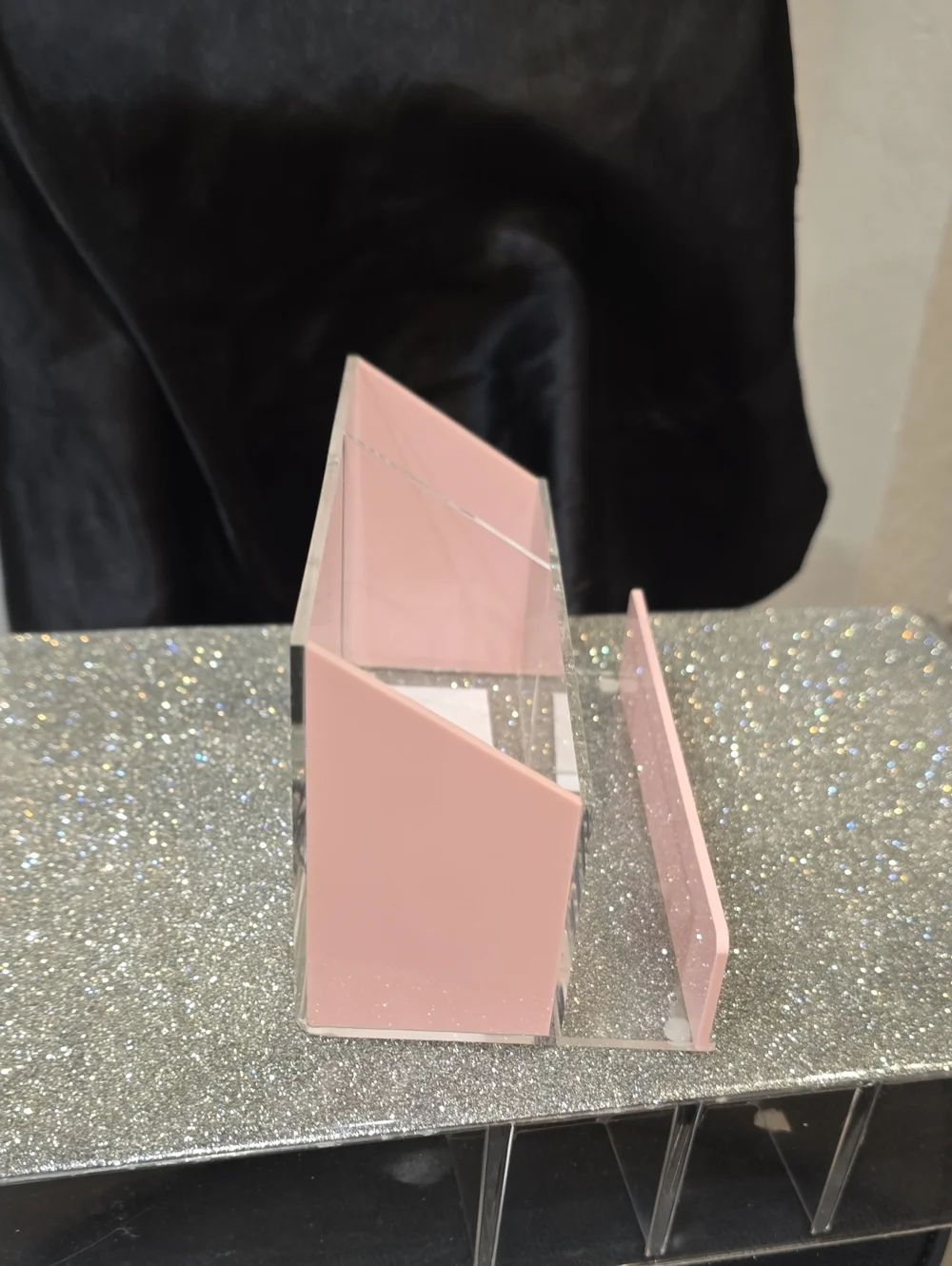 RealSpace Acrylic Desk Organizer- Pink